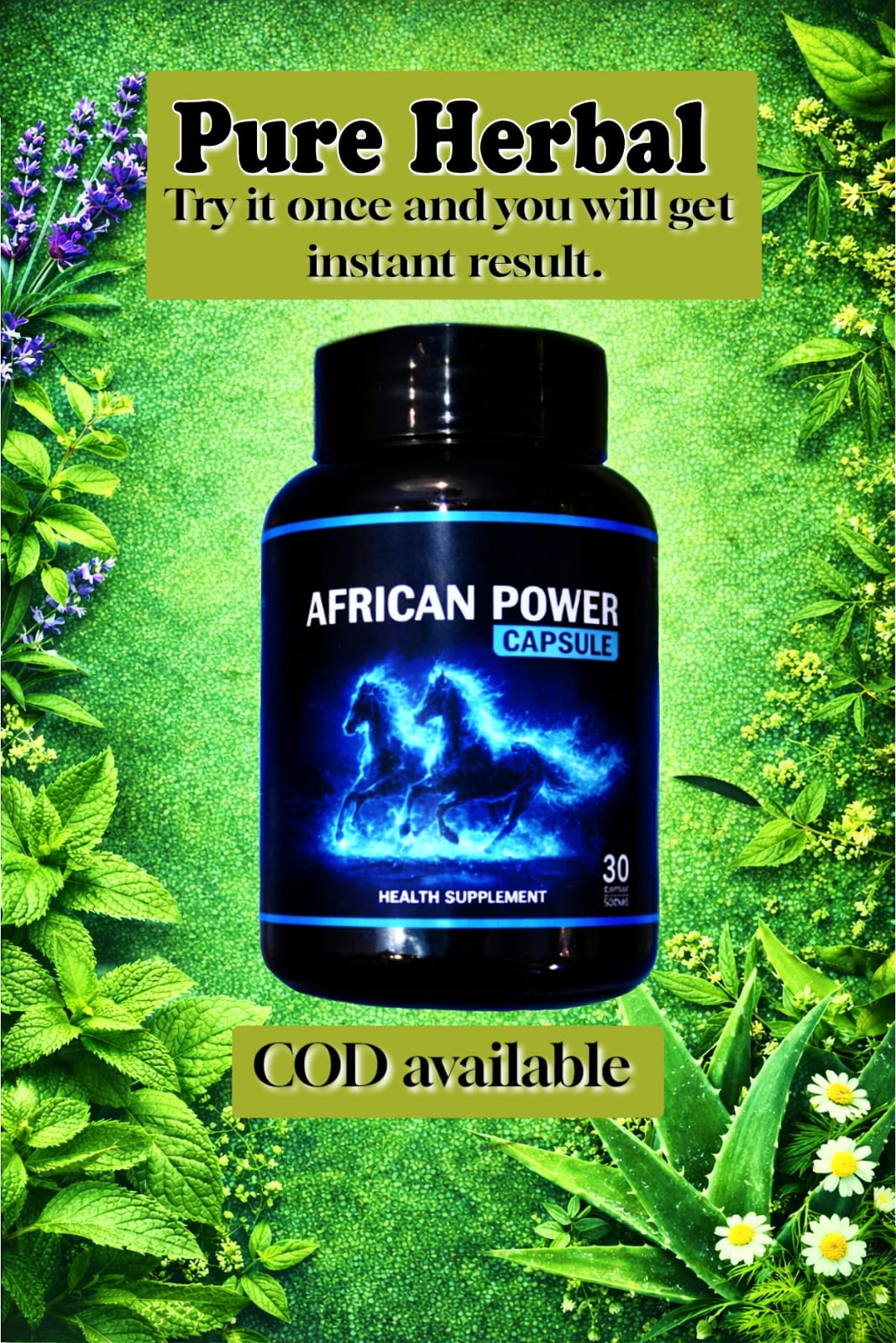 African Power Capsules for Men